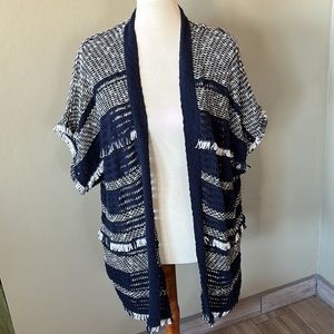 Lucky Brand Fringe Cardigan NWOT